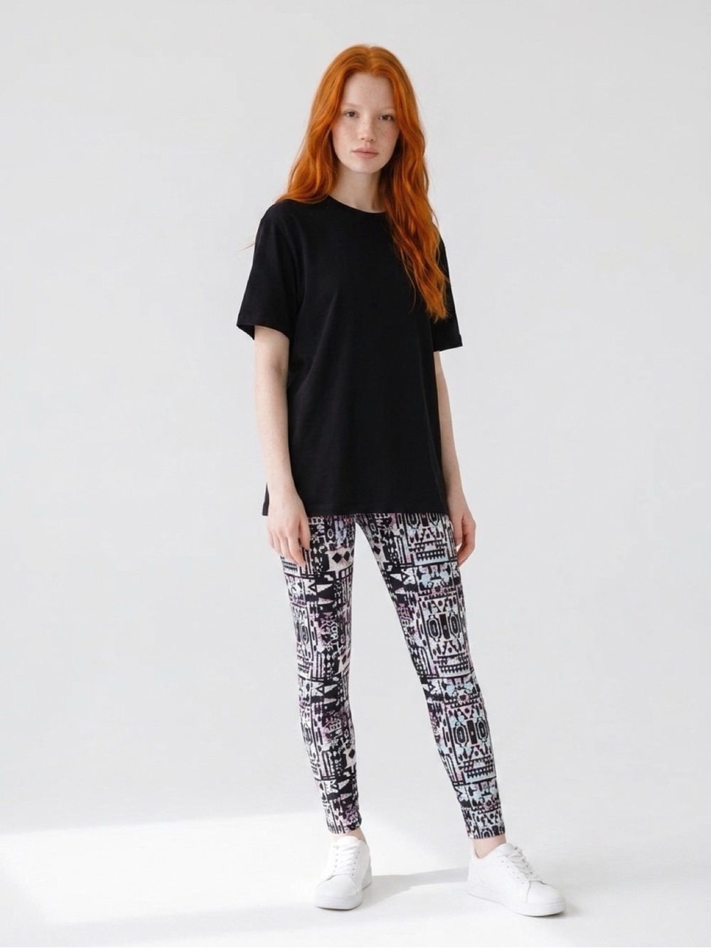 Aztec-Print Leggings